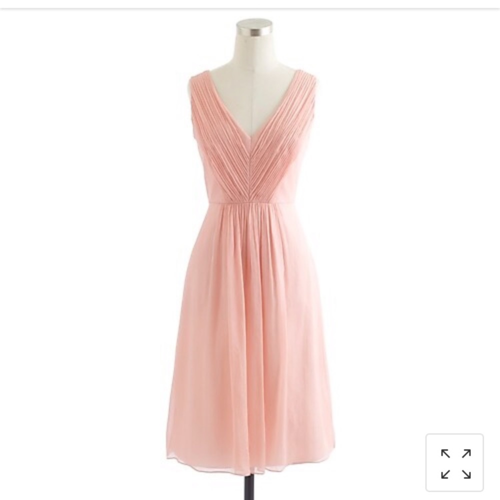 J Crew Louisa silk chiffon dress